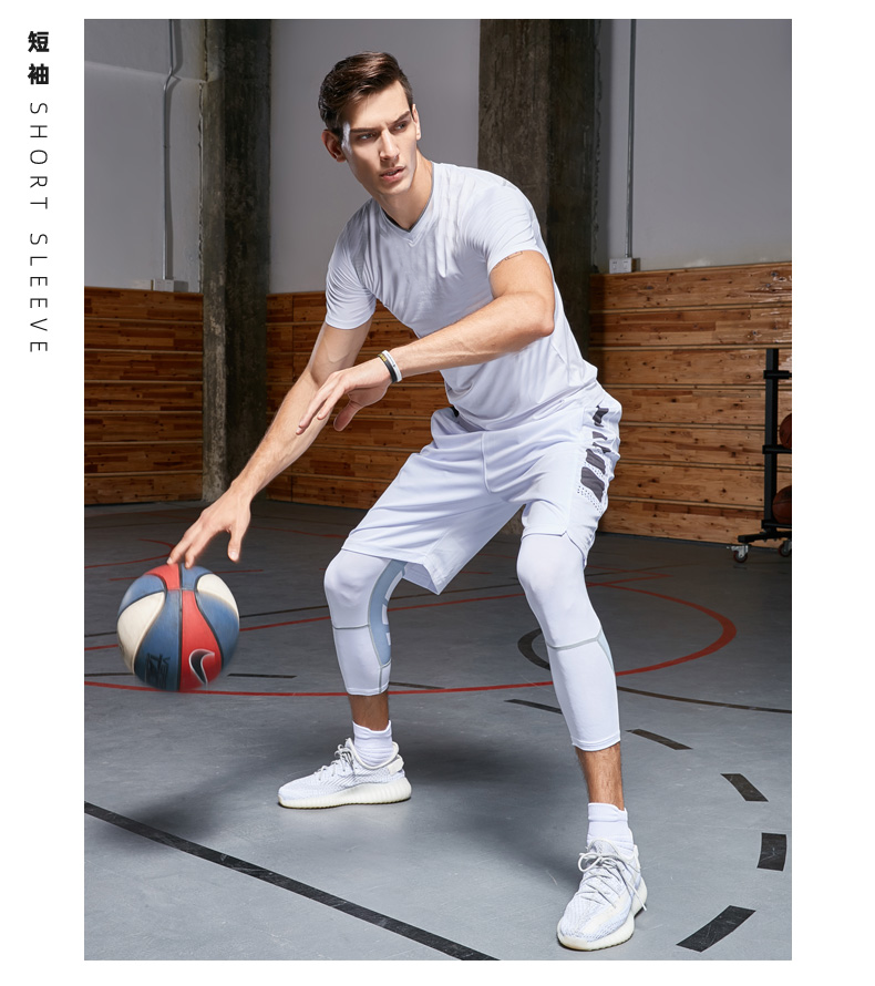 Conjunto Sport Masculino 3 peças (Camiseta + Short + Legging) - gostei ;)