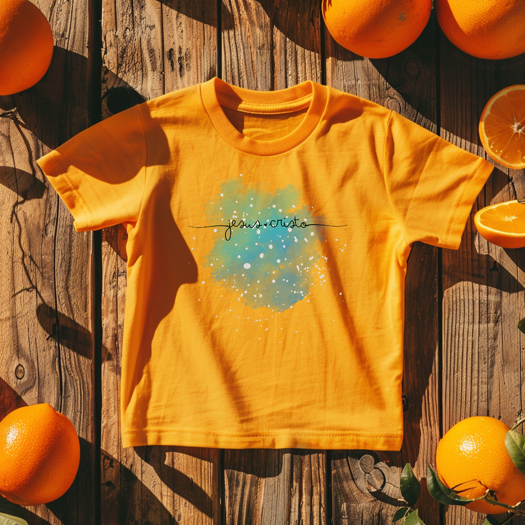 Camiseta Kids Jesus: Expressando Amor a Deus com Estilo!     Supernova®