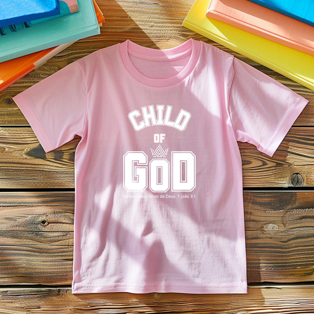 Camiseta Kids Child of God: Expressando Amor a Deus com Estilo!     Supernova®