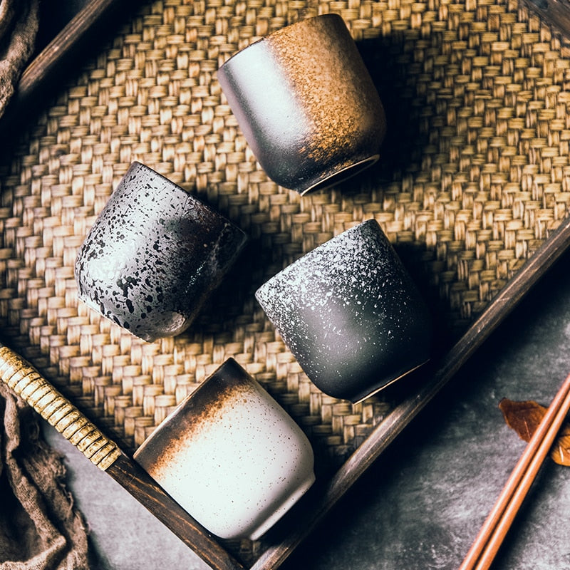 Caneca de Cerâmica 150ml Estilo Japonês