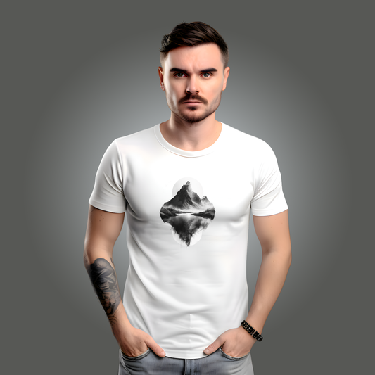 T-Shirt Masculino Adulto Monte Kirkjufell made by Supernova®